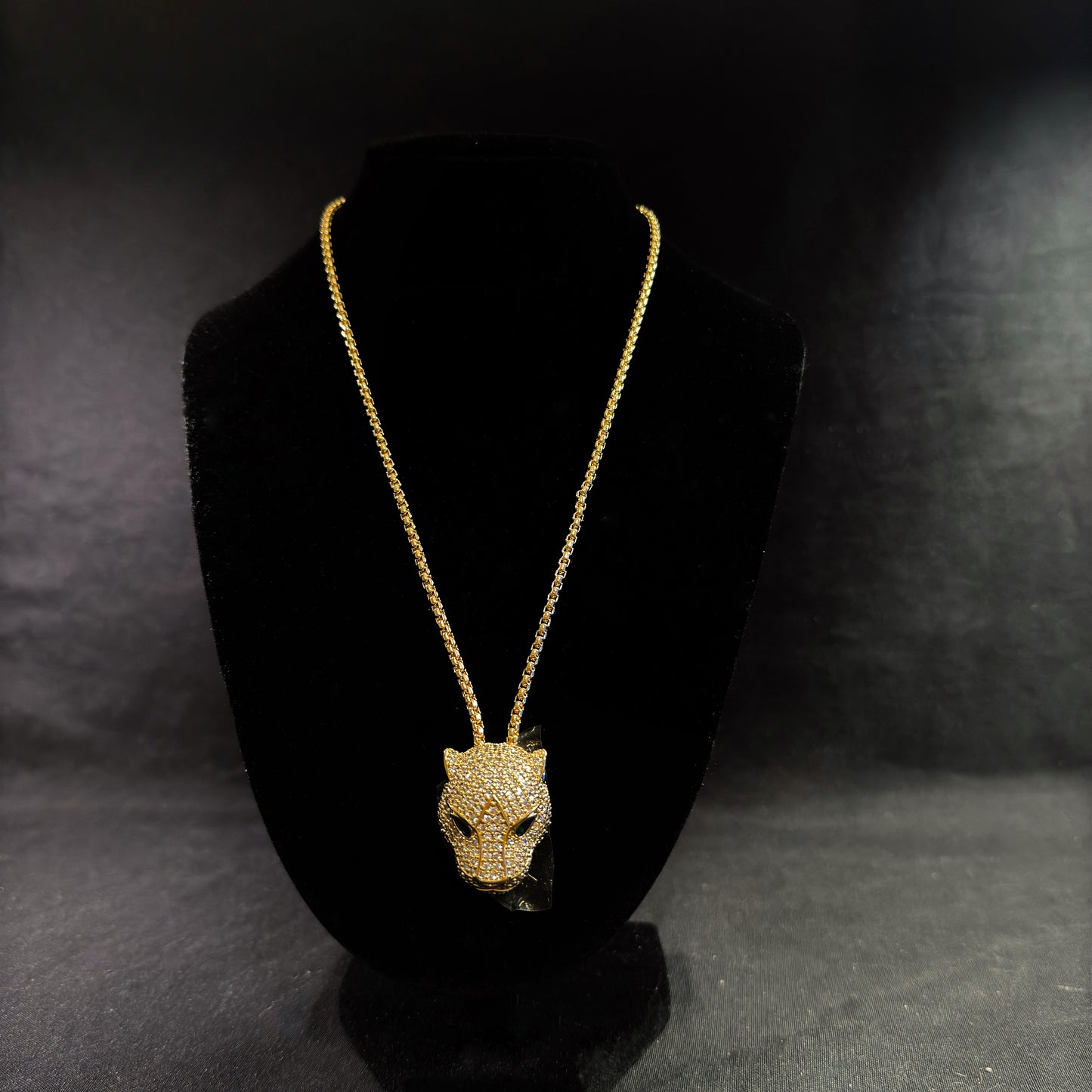 CADENA DE LEOPARDO DORADO