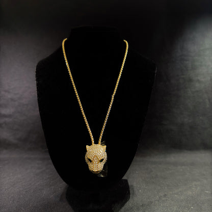 CADENA DE LEOPARDO DORADO