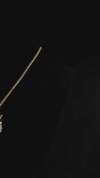 CADENA DE LEOPARDO DORADO